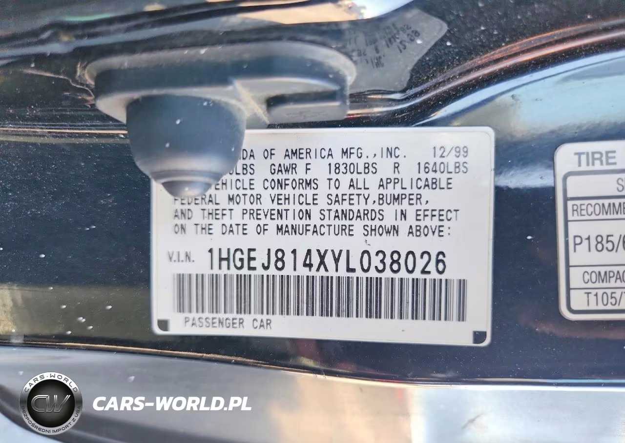 2000 Honda Civic Ex VIN:1HGEJ814XYL038026 - 13