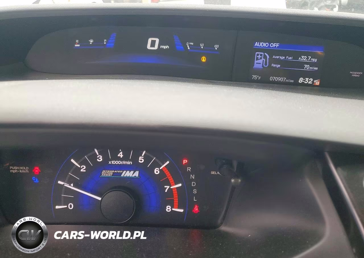 2014 Honda Civic Hybrid L VIN:19XFB4F32EE000464 - 9