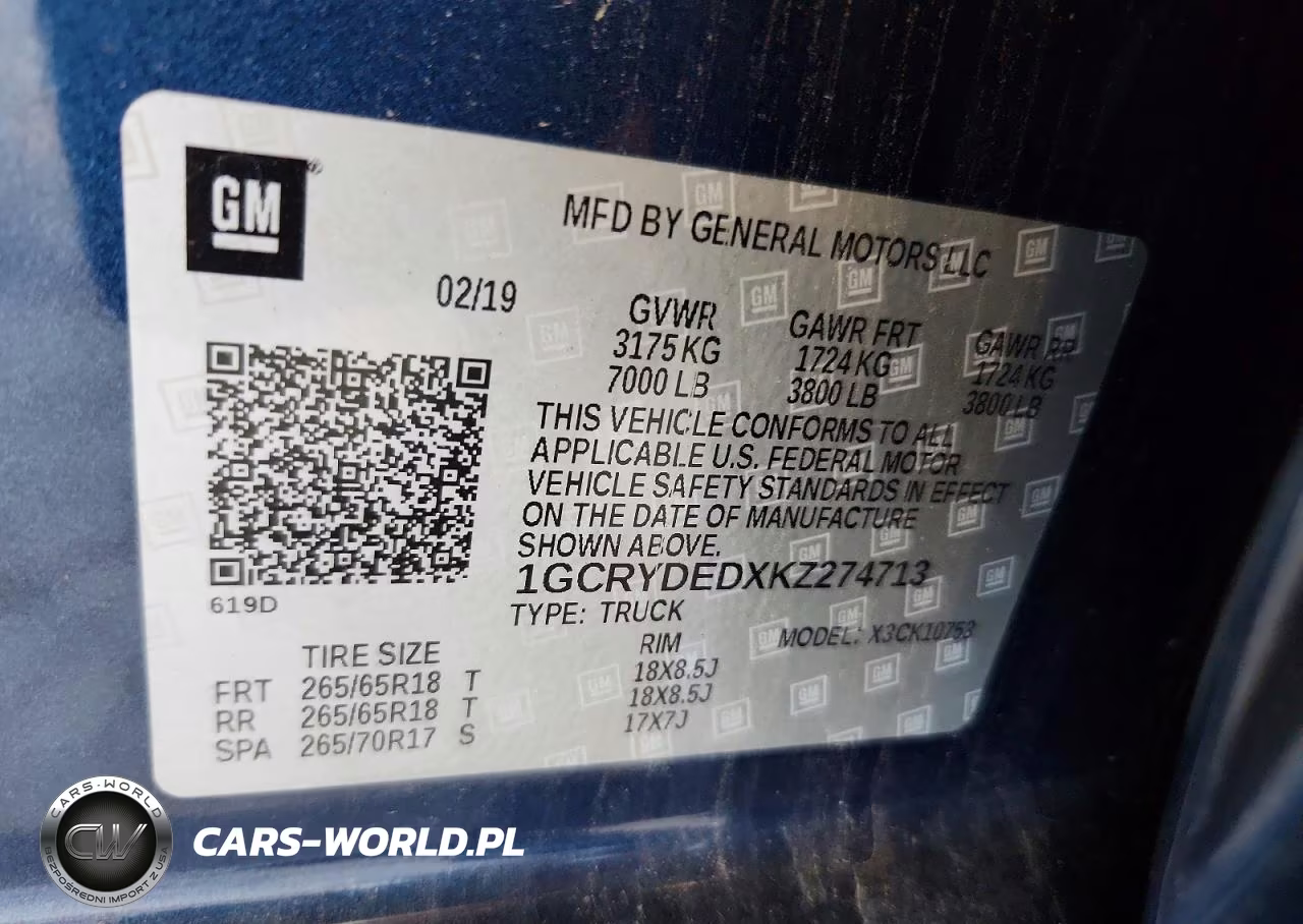 2019 Chevrolet Silverado K1500 Lt VIN:1GCRYDEDXKZ274713 - 12