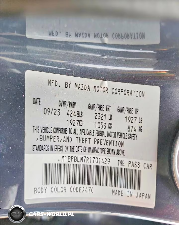 2024 Mazda 3 Preferred VIN:JM1BPBLM7R1701429 - 12