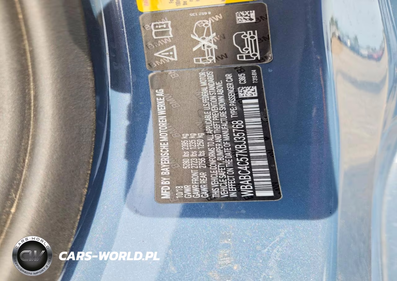 2019 BMW M850Xi VIN:WBABC4C57KBJ35768 - 13