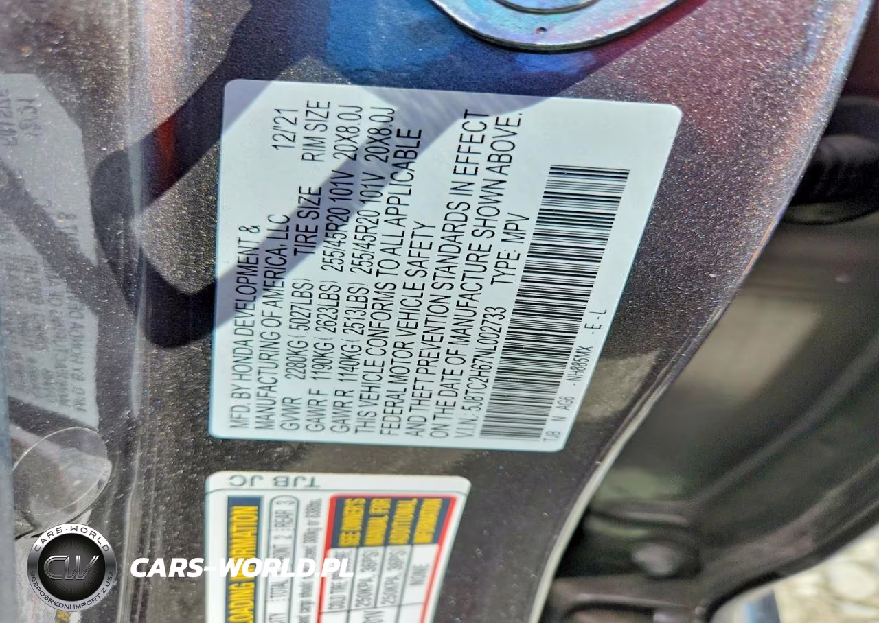 2022 Acura Rdx A-Spec VIN:5J8TC2H67NL002733 - 13