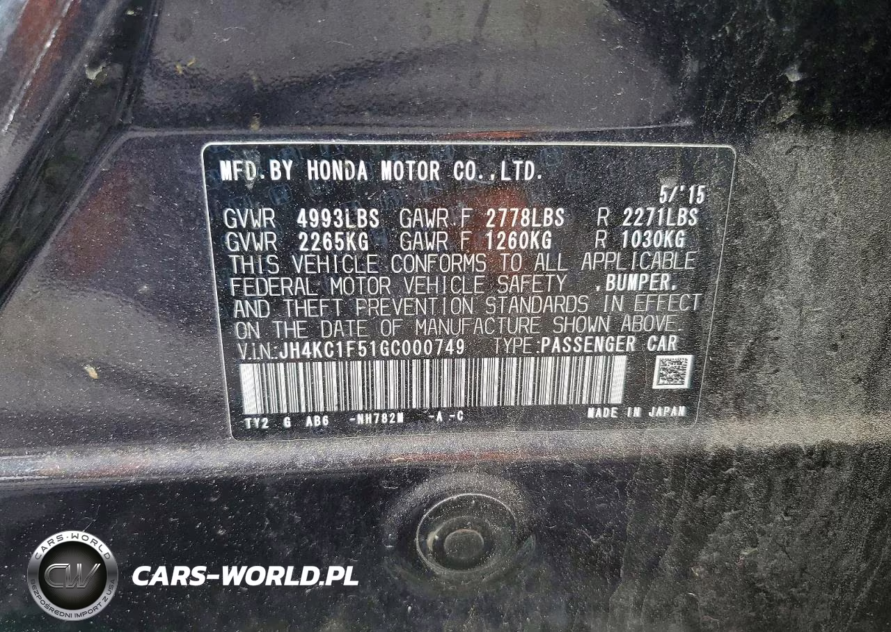 2016 Acura Rlx Tech VIN:JH4KC1F51GC000749 - 12