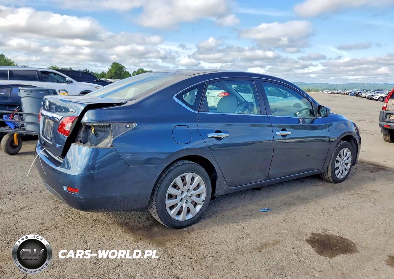 2014 Nissan Sentra Sv VIN:3N1AB7AP6EL621680 - 3
