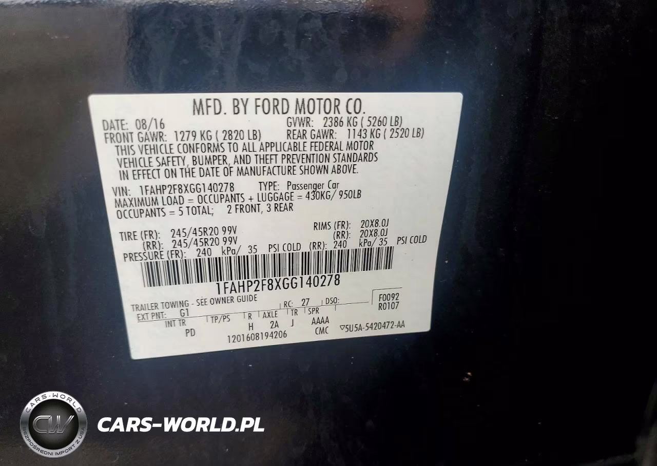 2016 Ford Taurus Limited VIN:1FAHP2F8XGG140278 - 12