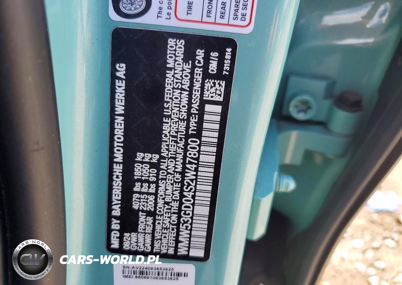 2025 Mini Cooper S VIN:WMW53GD04S2W47800 - 12
