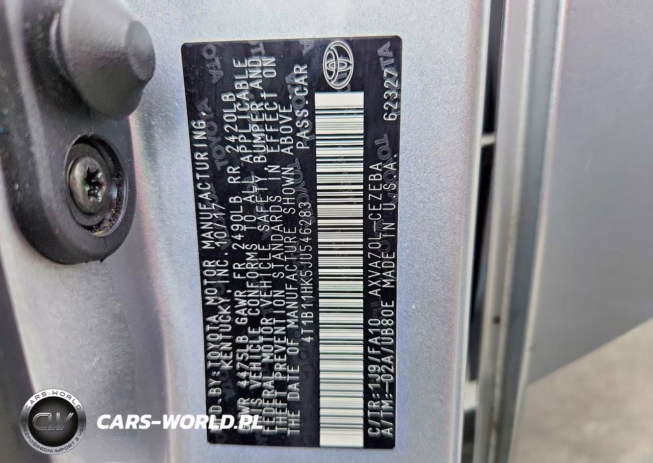 2018 Toyota Camry L VIN:4T1B11HK5JU546283 - 12