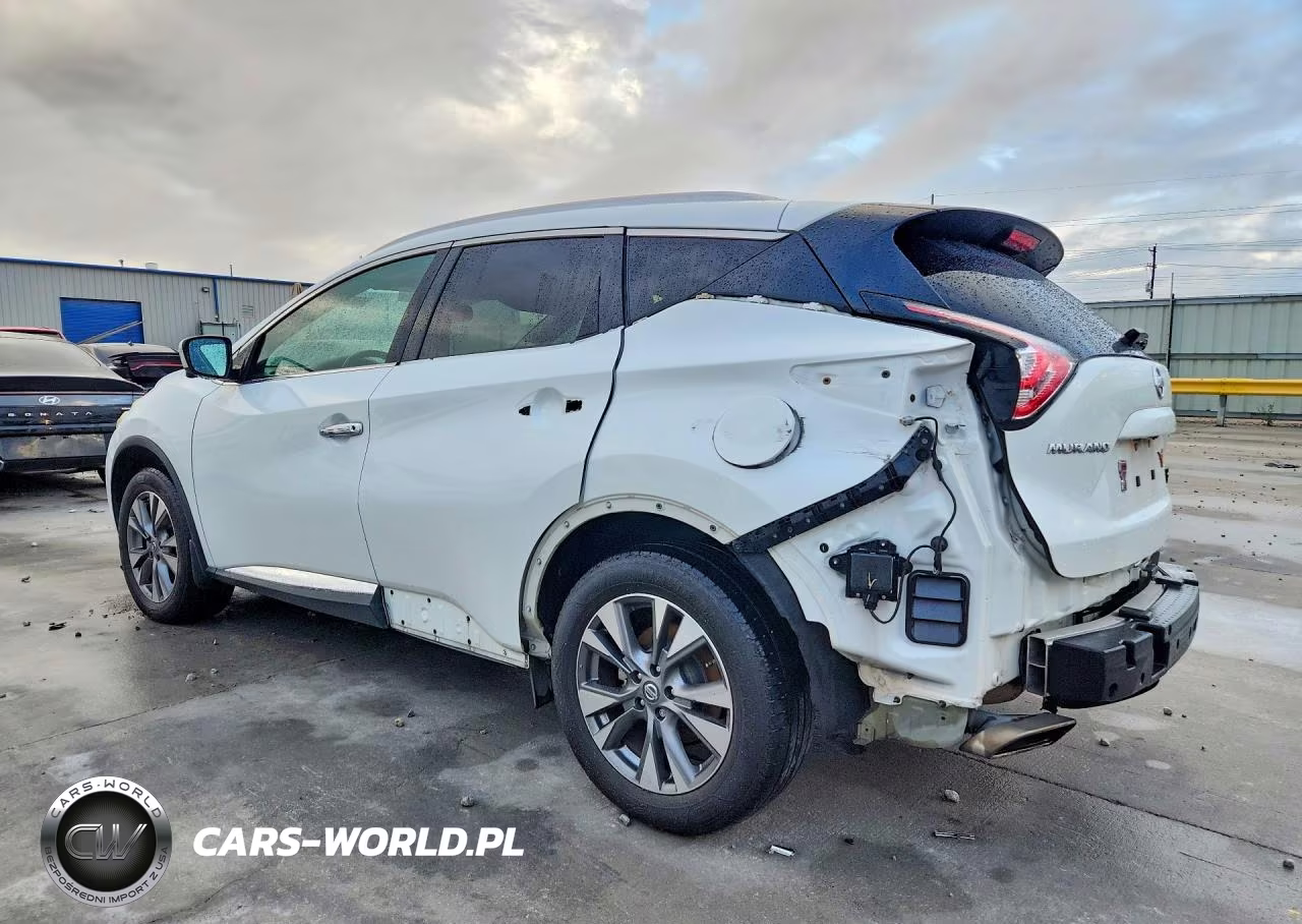 2015 Nissan Murano Sl VIN:5N1AZ2MG3FN262891 - 2
