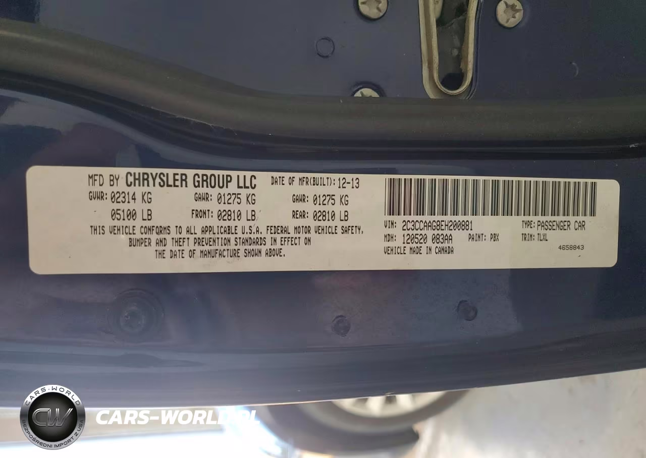 2014 Chrysler 300 VIN:2C3CCAAG8EH200881 - 12