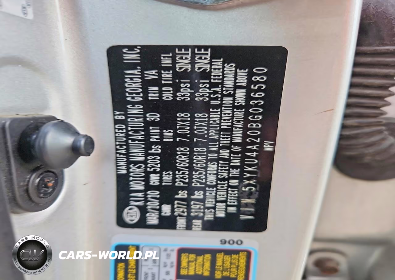 2011 Kia Sorento Ex VIN:5XYKU4A20BG036580 - 12