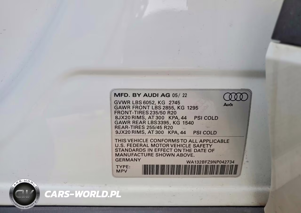 2022 Audi Q4 E-Tron Sportback Prem Plus S Line VIN:WA132BFZ9NP042734 - 14