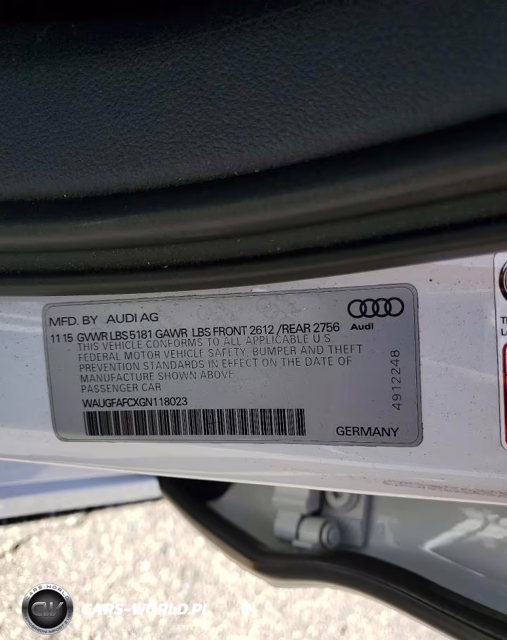 2016 Audi A6 Premium Plus VIN:WAUGFAFCXGN118023 - 12