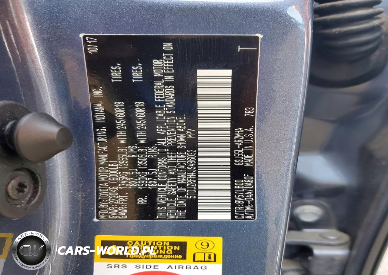 2018 Toyota Highlander Xle VIN:5TDJZRFH4JS486032 - 13