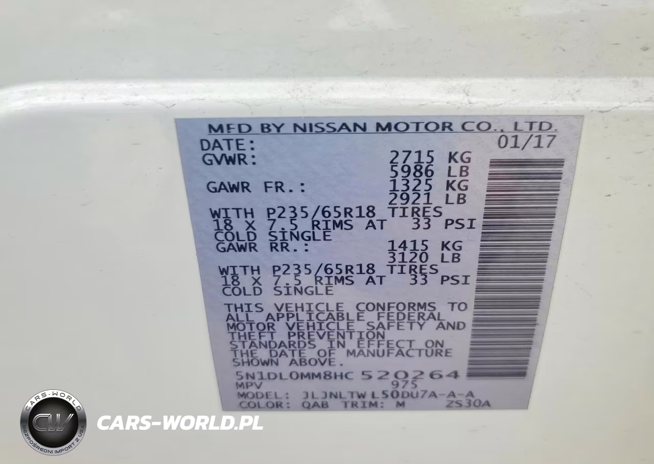 2017 Infiniti Qx60 Base VIN:5N1DL0MM8HC520264 - 13