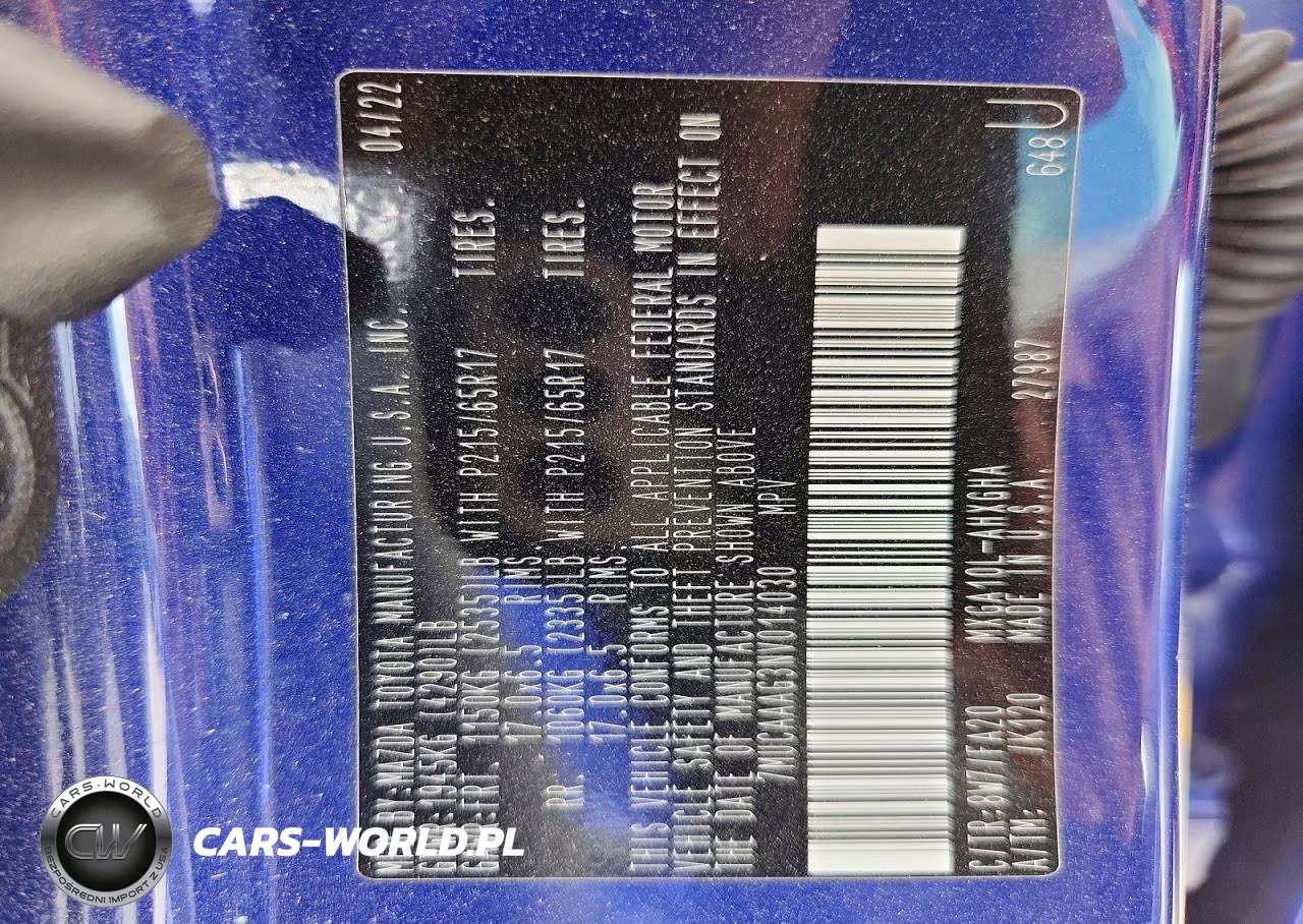 2022 Toyota Corolla Cross Le VIN:7MUCAAAG3NV014030 - 13