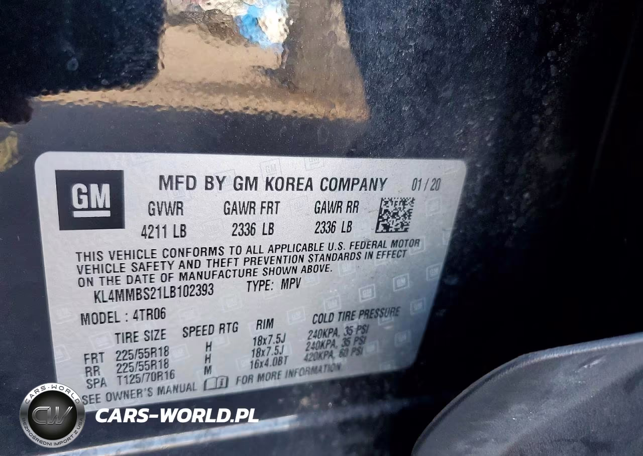 2020 Buick Encore Gx Preferred VIN:KL4MMBS21LB102393 - 12