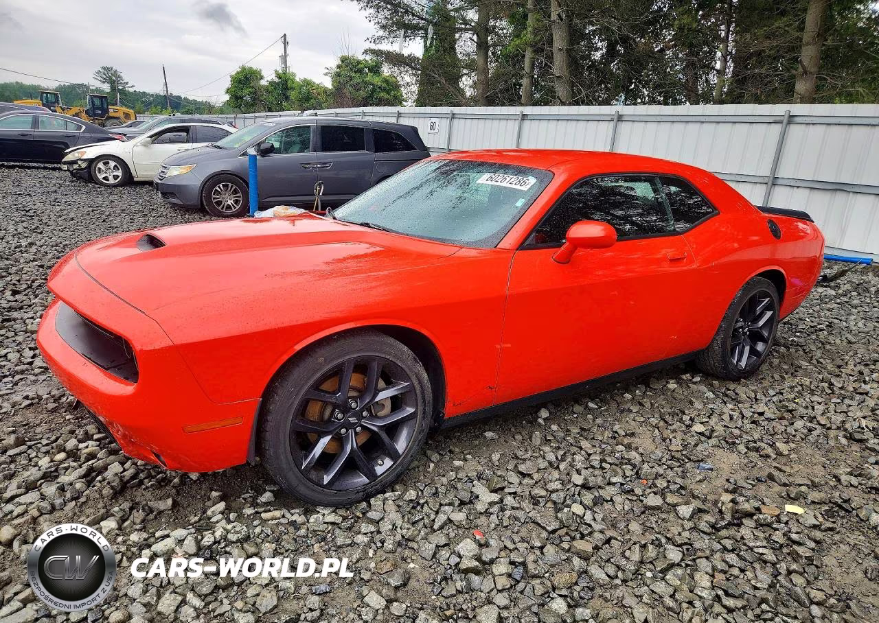 2022 Dodge Challenger Gt VIN:2C3CDZJG4NH263424 - 1