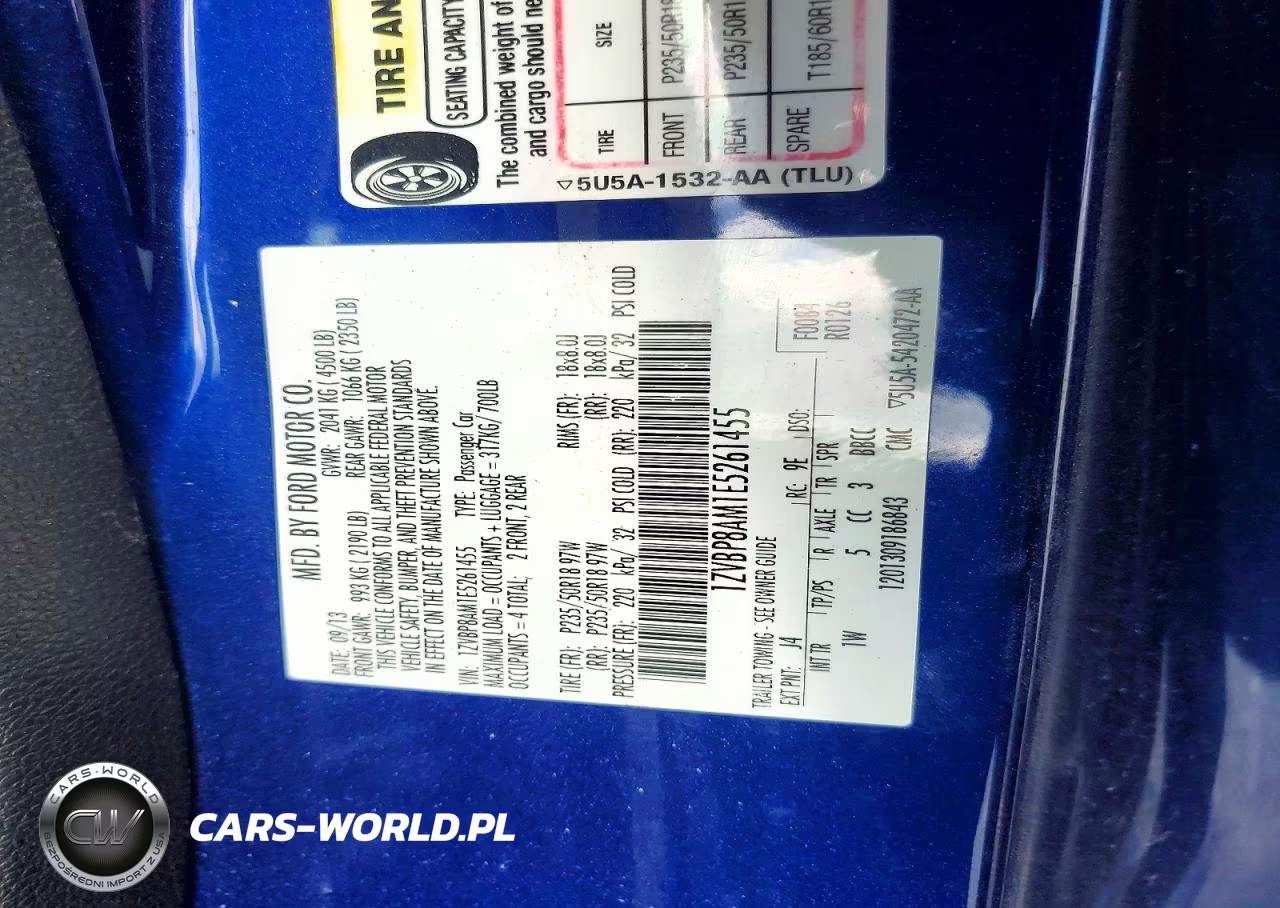 2014 Ford Mustang VIN:1ZVBP8AM1E5261455 - 12