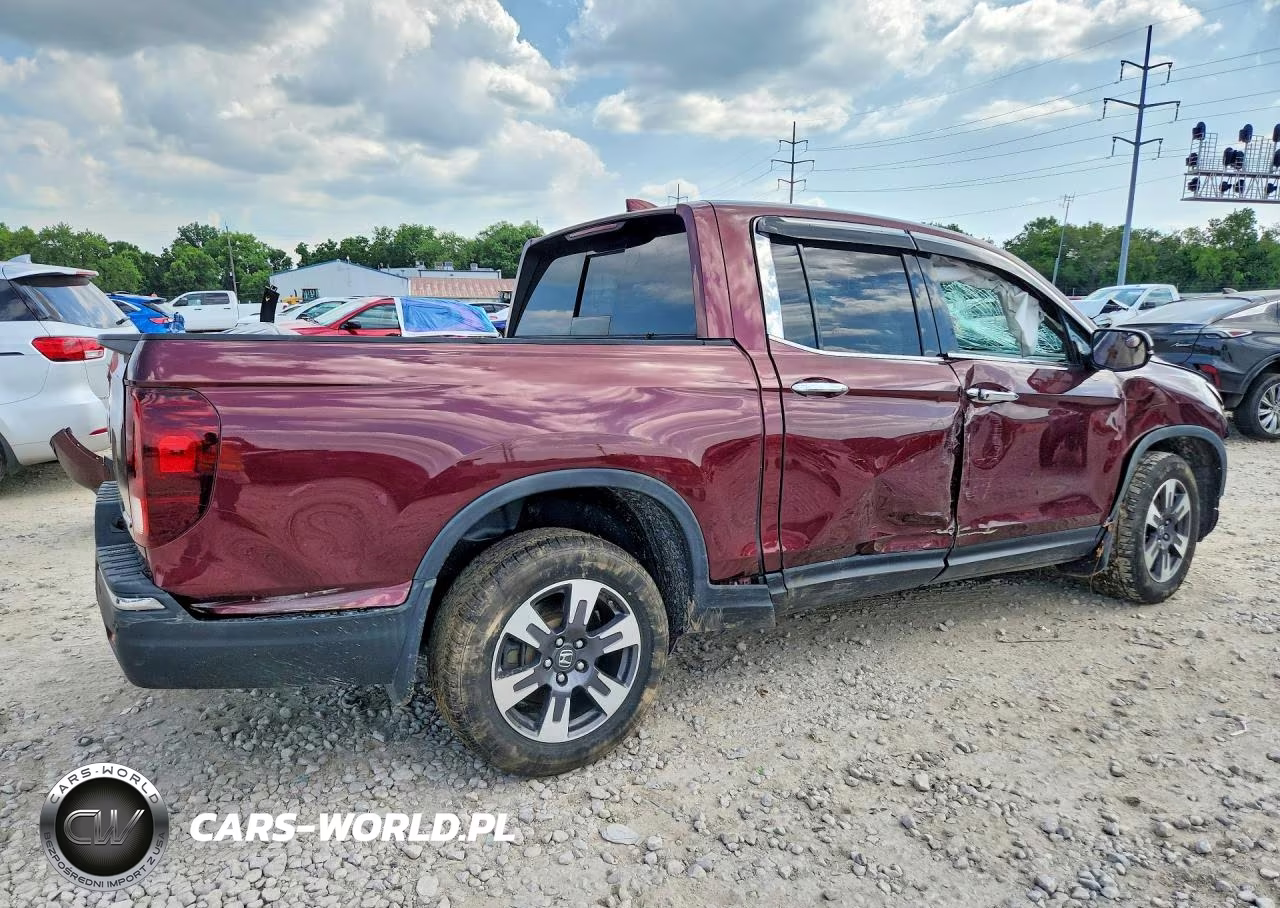 2019 Honda Ridgeline Rtl VIN:5FPYK3F78KB036873 - 3