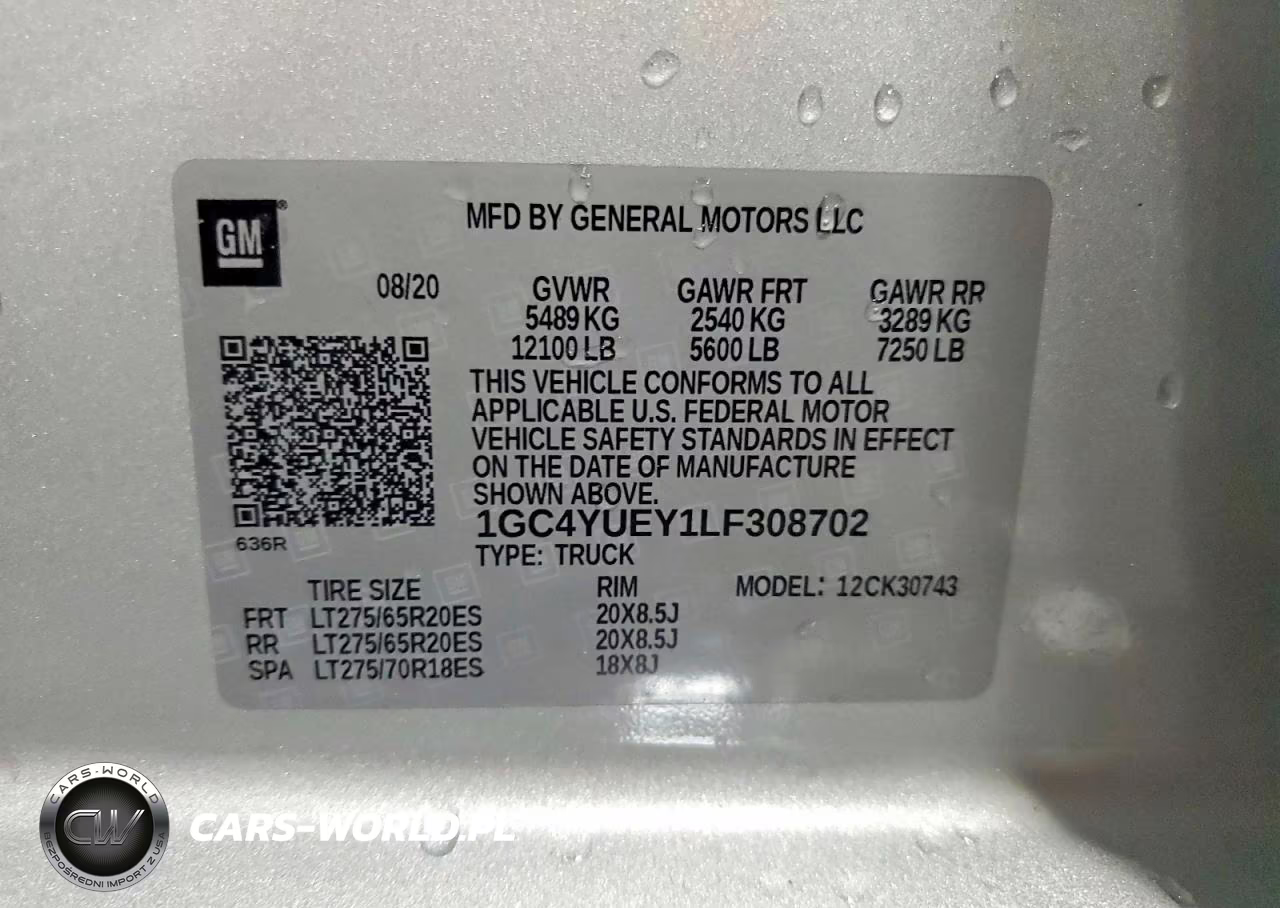 2020 Chevrolet Silverado K3500 Ltz VIN:1GC4YUEY1LF308702 - 14