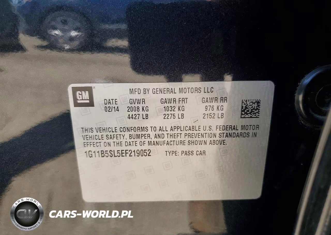 2014 Chevrolet Malibu Ls VIN:1G11B5SL5EF219052 - 13