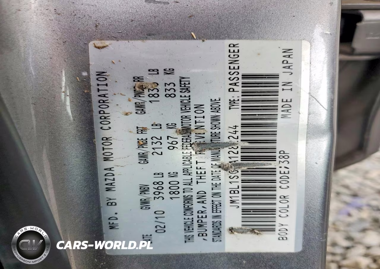 2010 Mazda 3 I VIN:JM1BL1SG5A1282244 - 12