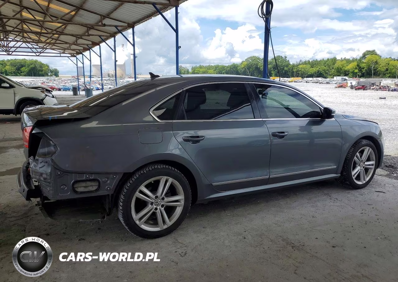 2014 Volkswagen Passat Sel VIN:1VWCS7A36EC017140 - 3