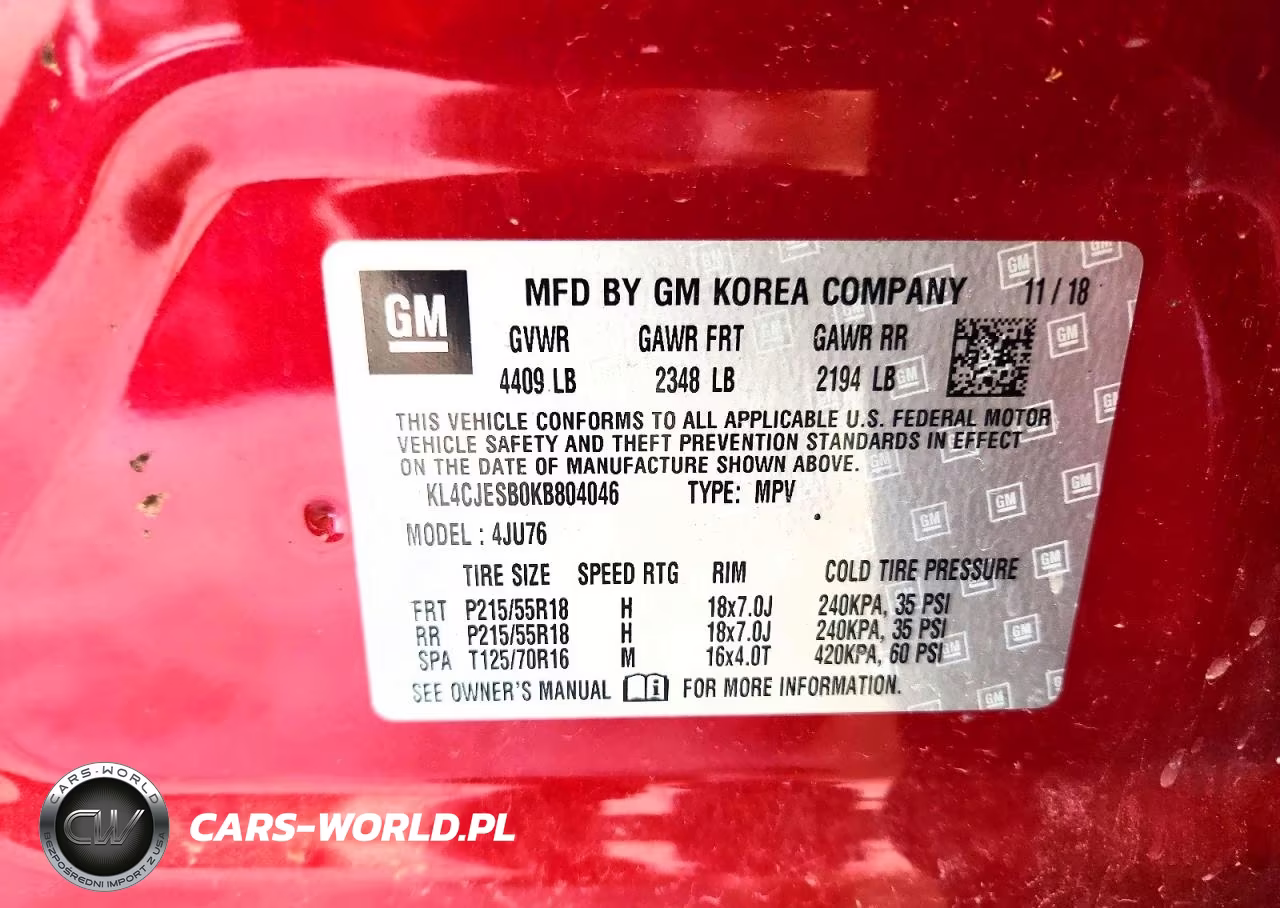 2019 Buick Encore Preferred VIN:KL4CJESB0KB804046 - 13