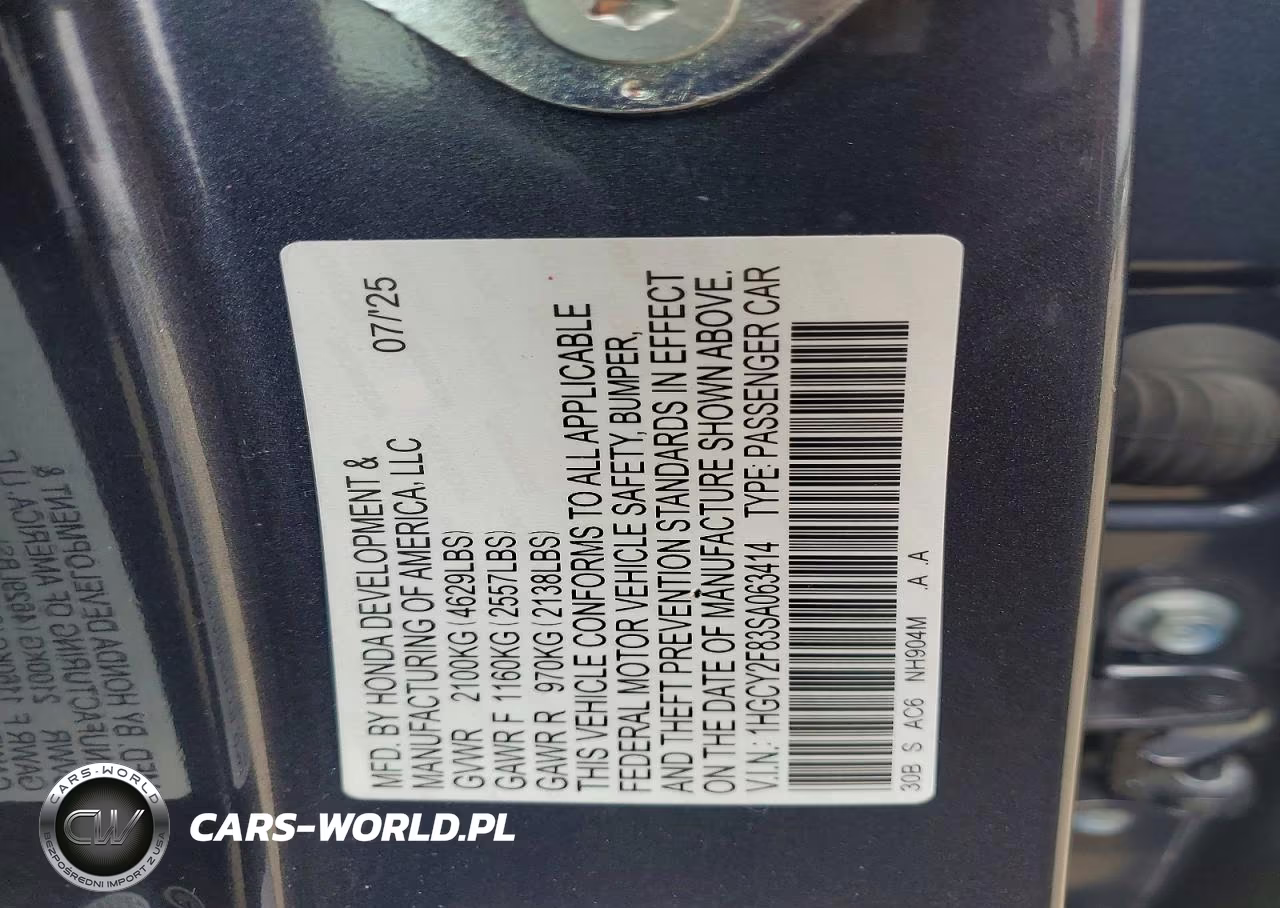 2025 Honda Accord Touring Hybrid VIN:1HGCY2F83SA063414 - 12