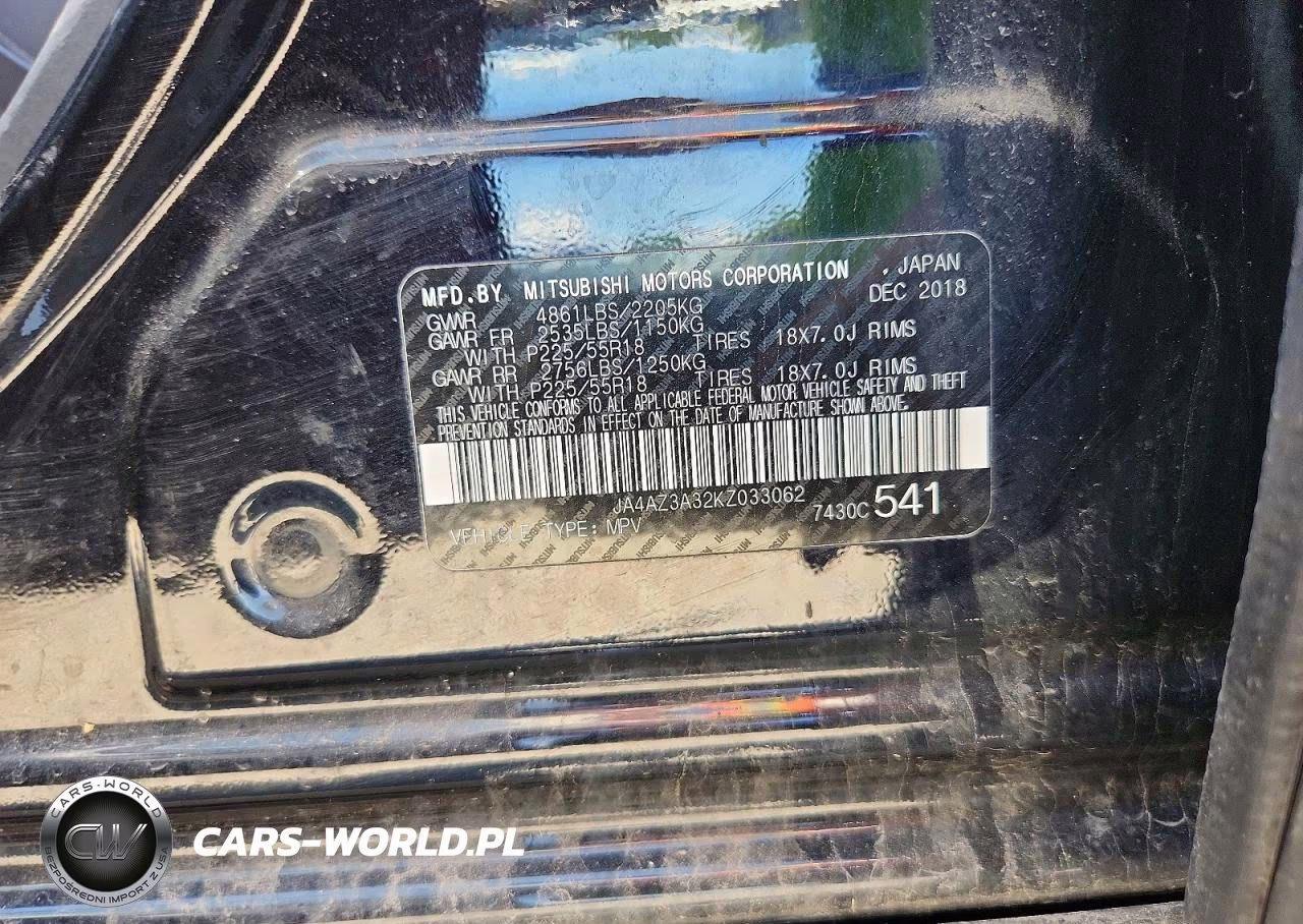2019 Mitsubishi Outlander Se VIN:JA4AZ3A32KZ033062 - 13