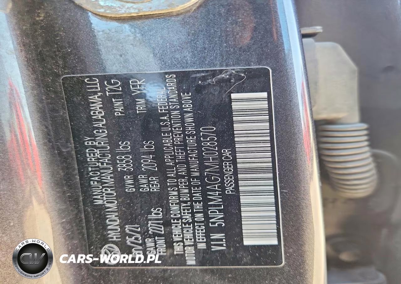 2021 Hyundai Elantra Sel VIN:5NPLM4AG7MH028570 - 13