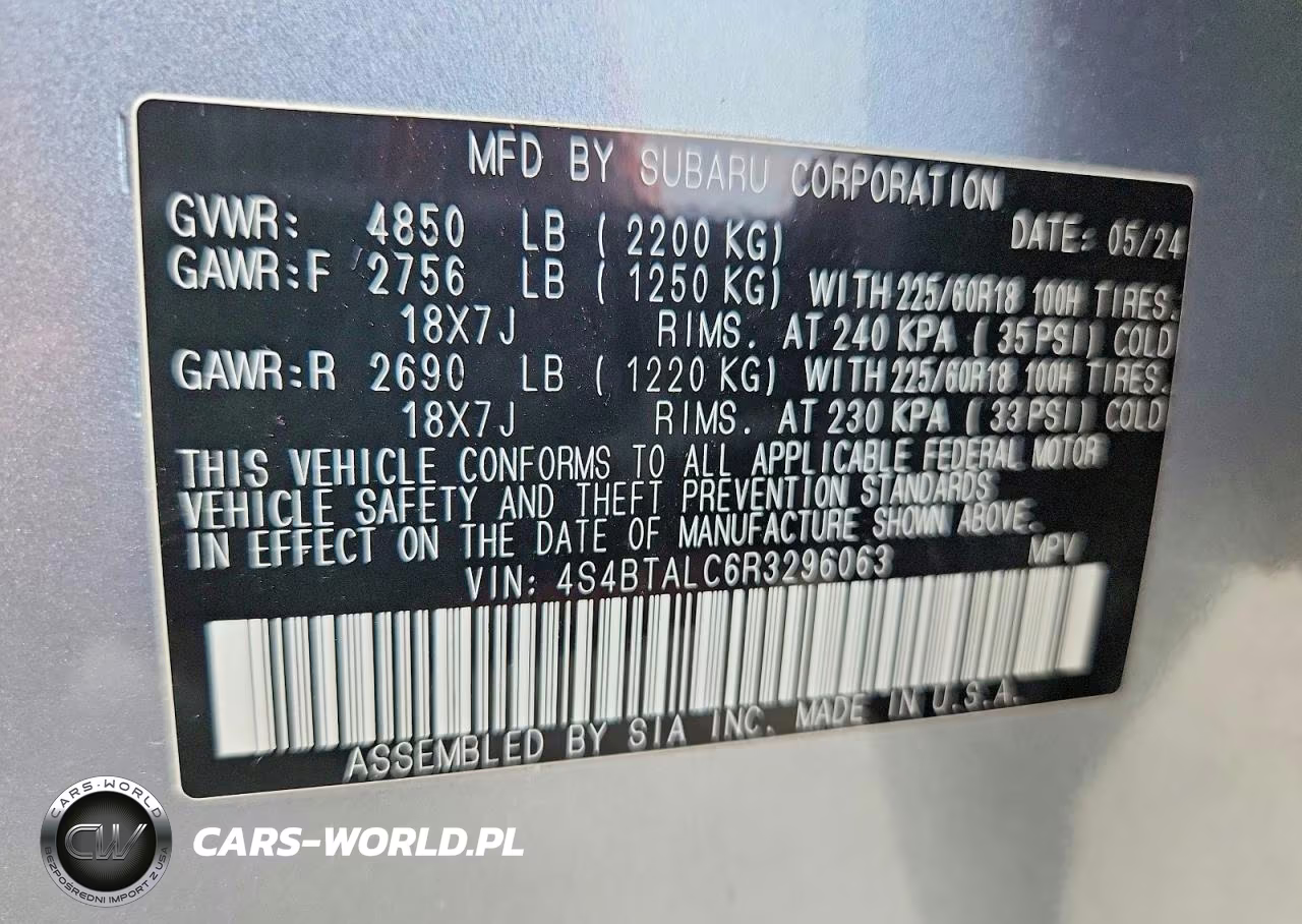 2024 Subaru Outback Onyx Edition VIN:4S4BTALC6R3296063 - 13