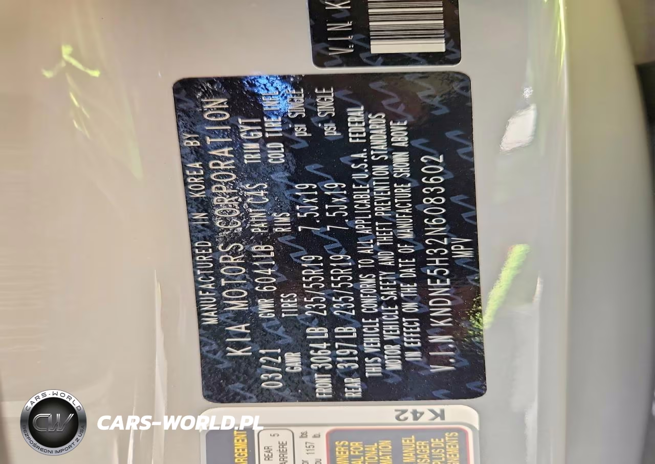 2022 Kia Carnival Sx Prestige VIN:KNDNE5H32N6083602 - 13