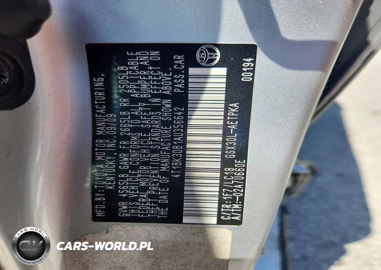 2010 Toyota Avalon Limited VIN:4T1BK3DB1AU356642 - 12