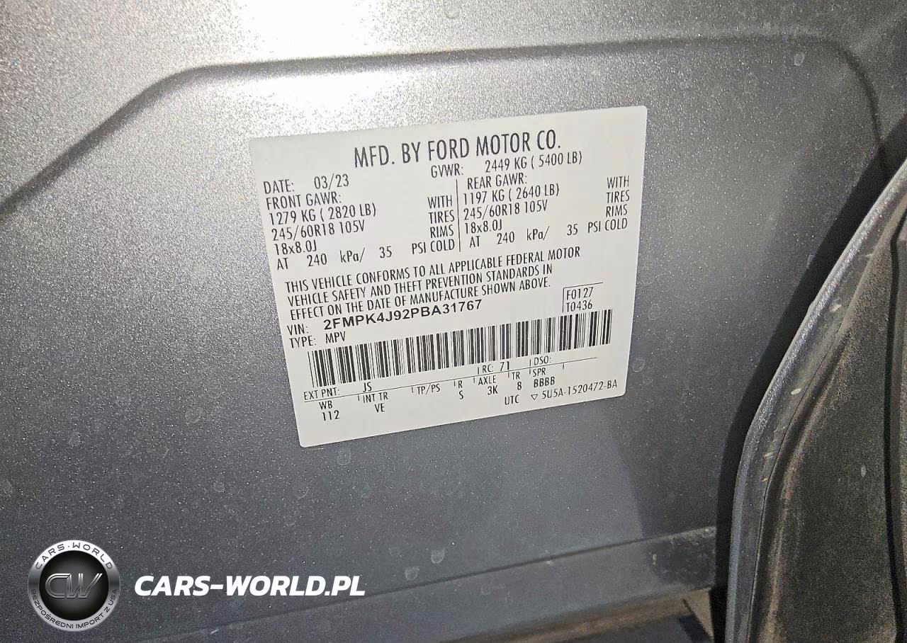 2023 Ford Edge Sel VIN:2FMPK4J92PBA31767 - 13