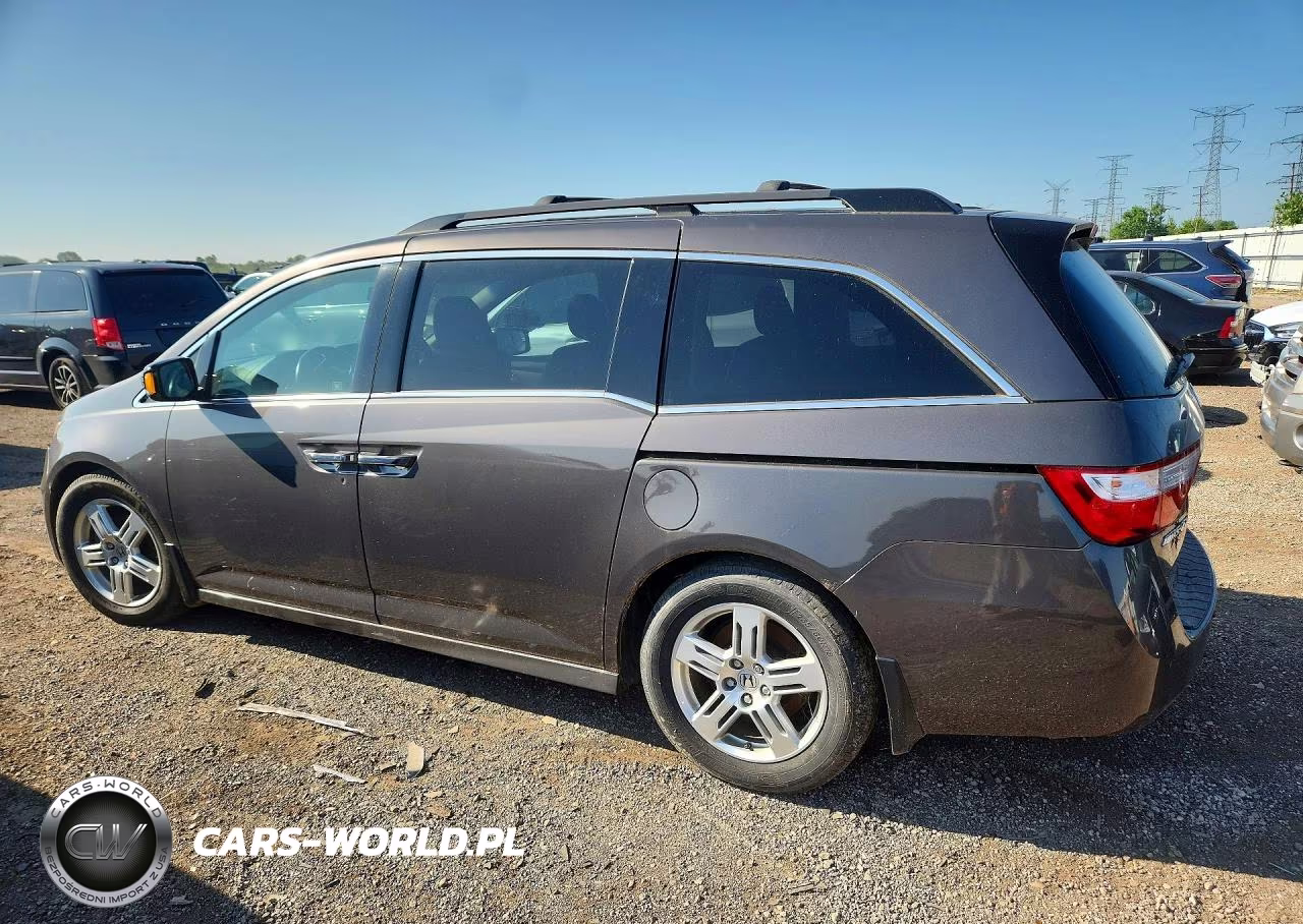 2012 Honda Odyssey Touring VIN:5FNRL5H9XCB077639 - 2