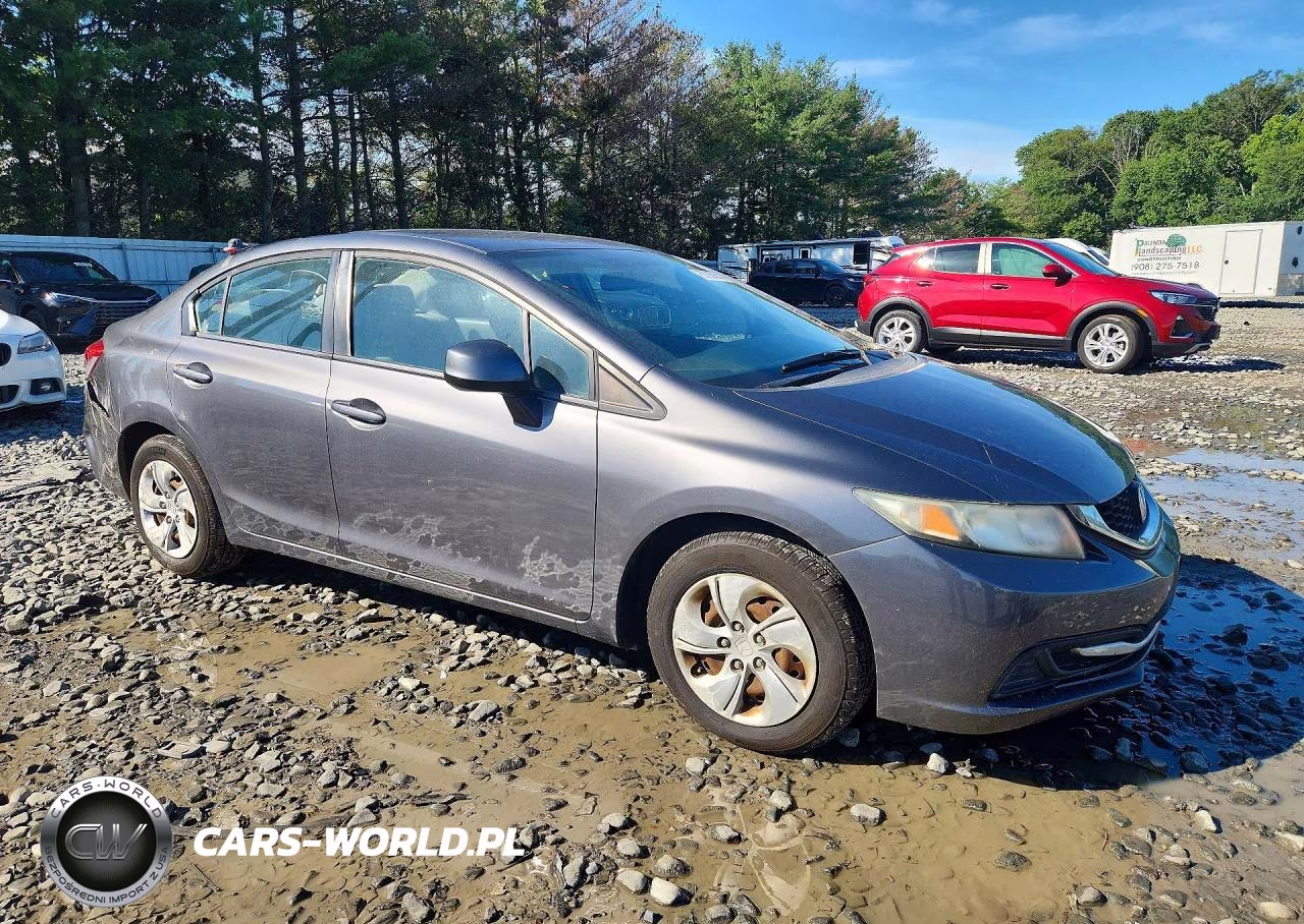 2013 Honda Civic Lx VIN:19XFB2F52DE204346 - 4