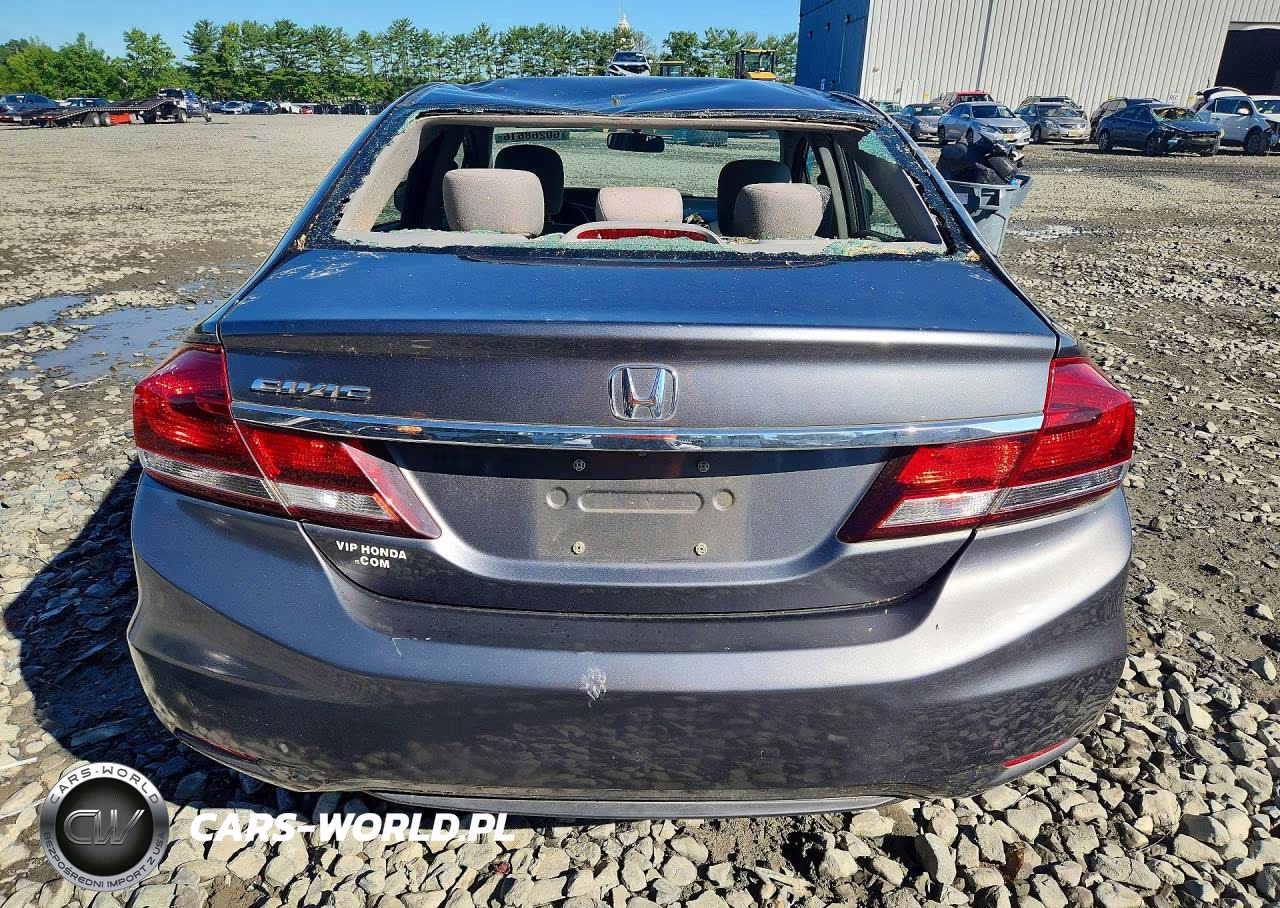 2013 Honda Civic Lx VIN:19XFB2F52DE204346 - 6