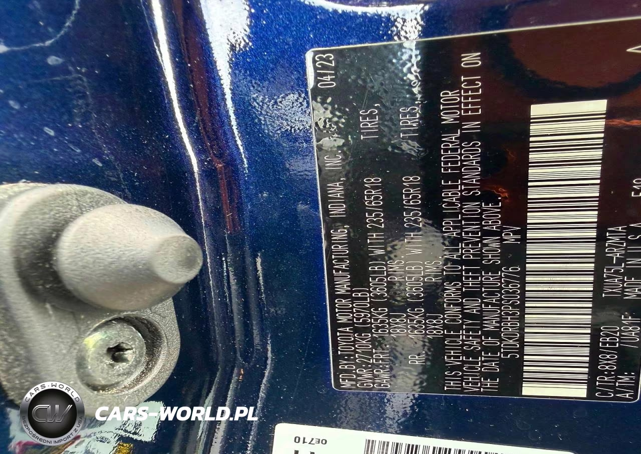 2023 Toyota Highlander Xle VIN:5TDKDRBH3PS036776 - 14