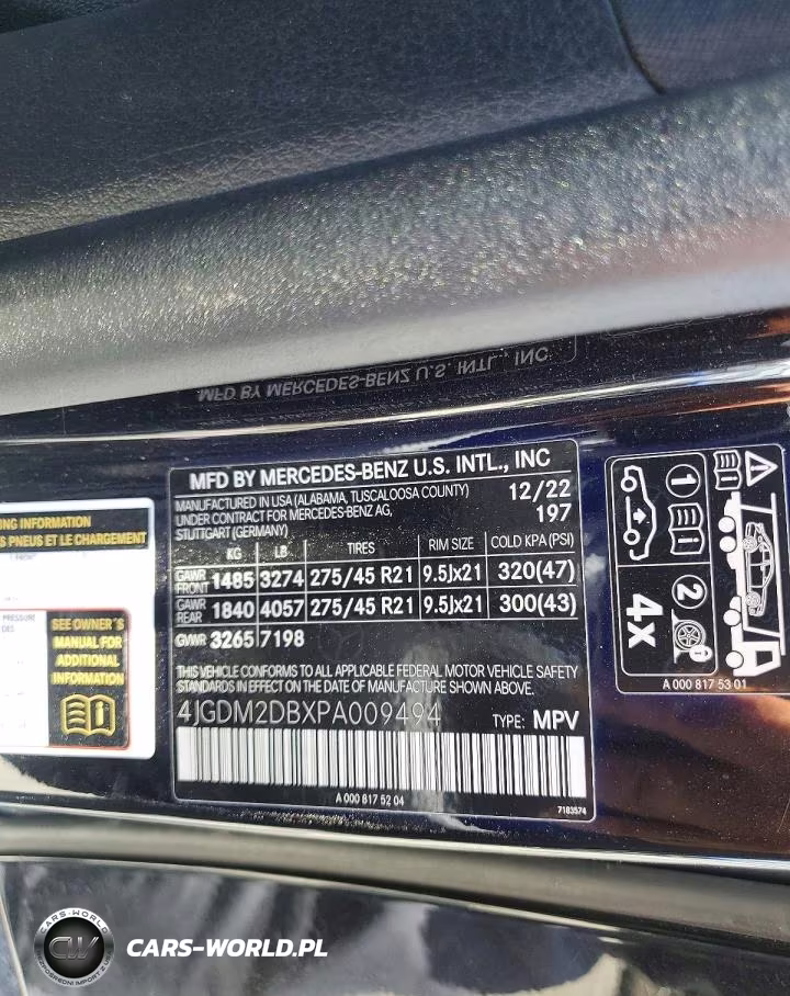 2023 Mercedes-Benz Eqs 450+ Suv VIN:4JGDM2DBXPA009494 - 13