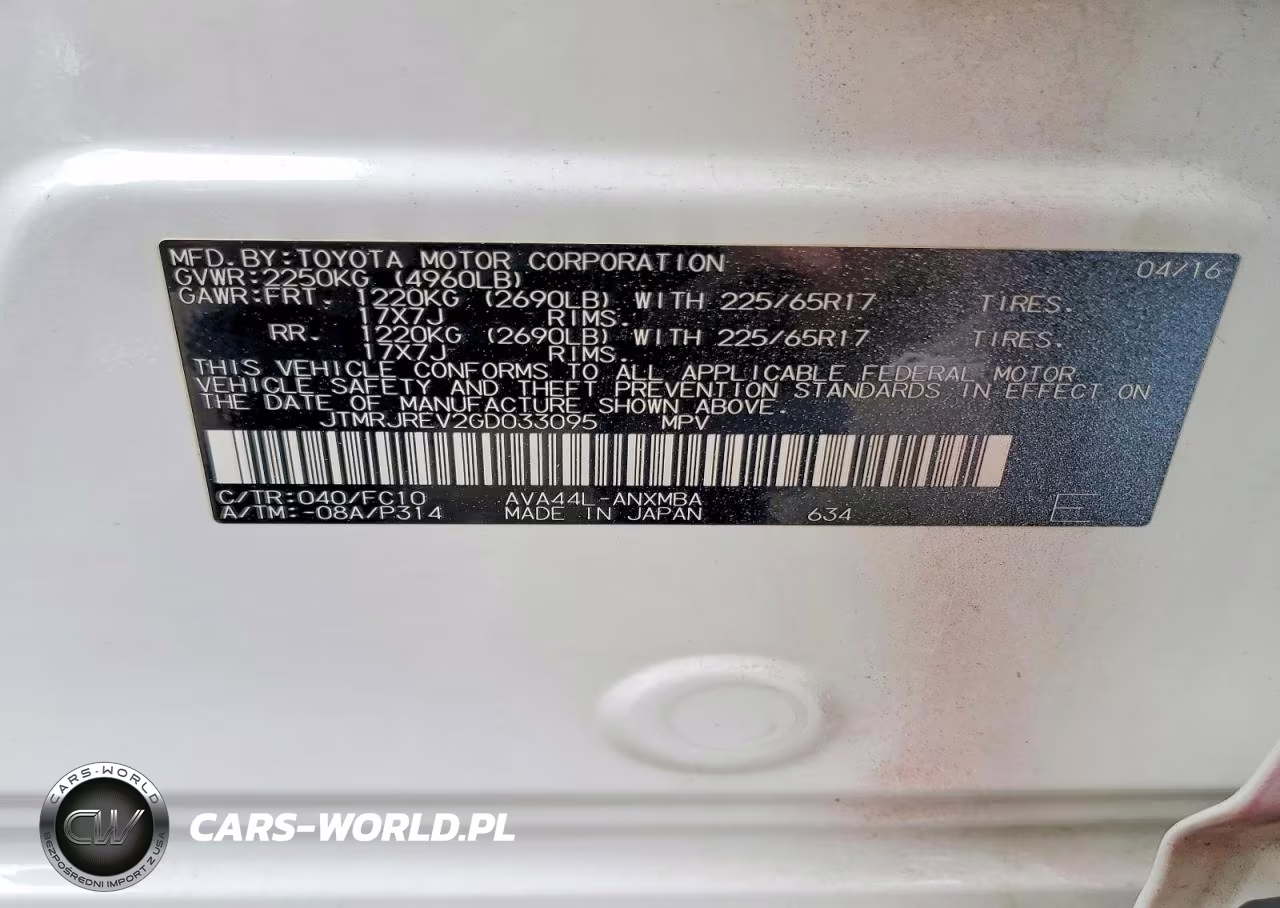 2016 Toyota Rav4 Hv Xle VIN:JTMRJREV2GD033095 - 13