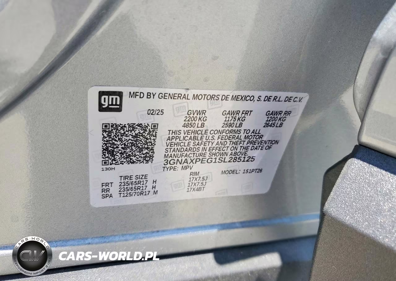 2025 Chevrolet Equinox Lt VIN:3GNAXPEG1SL285125 - 14