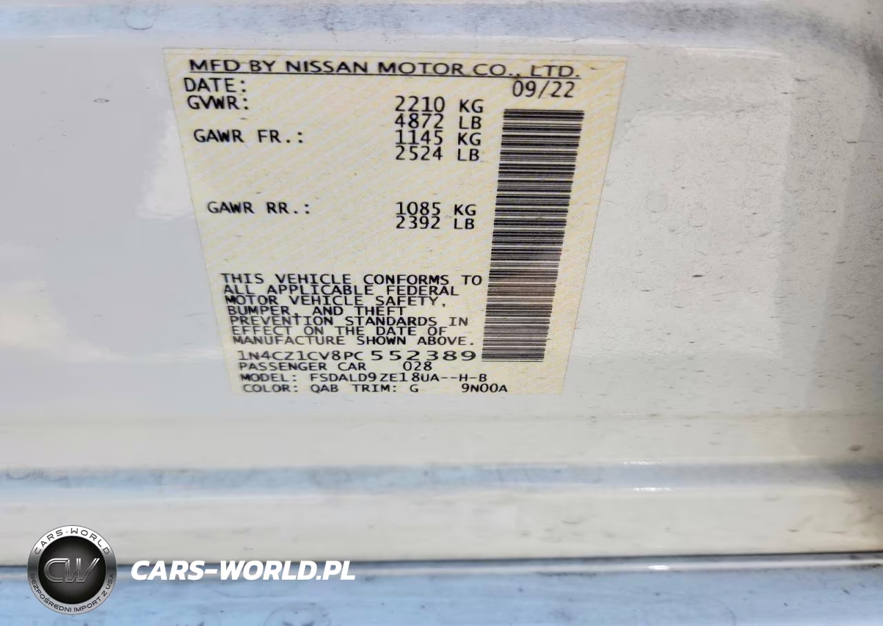 2023 Nissan Leaf Sv Plus VIN:1N4CZ1CV8PC552389 - 12