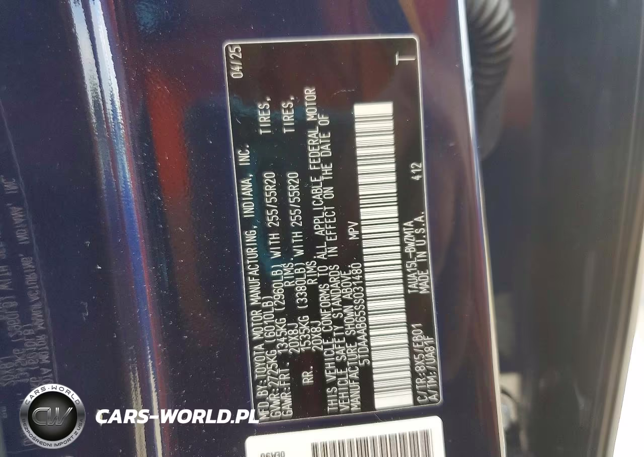 2025 Lexus Tx 350 Premium VIN:5TDAAAB65SS031480 - 13