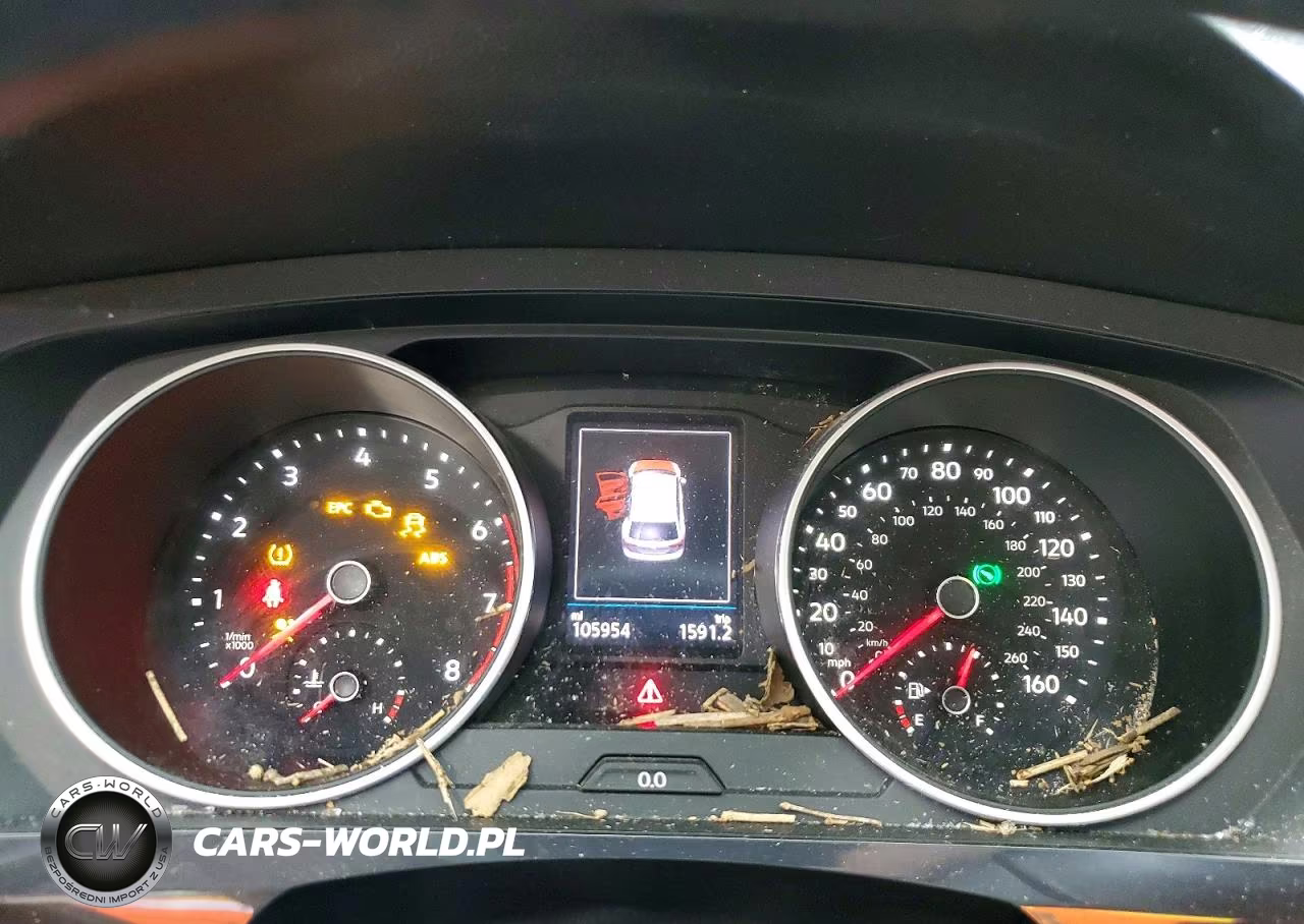 2019 Volkswagen Tiguan Se VIN:3VV2B7AX4KM104645 - 9