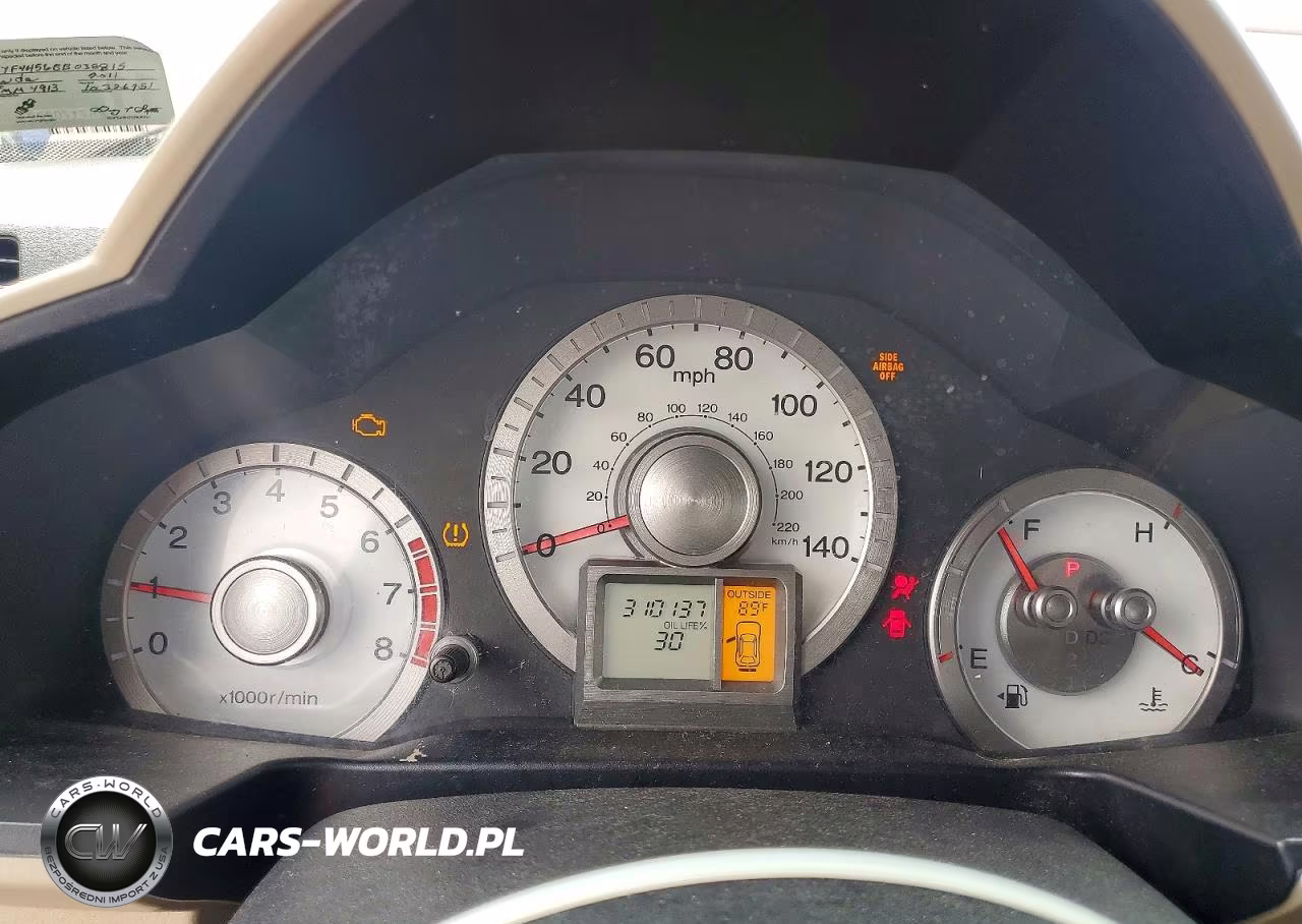 2011 Honda Pilot Exl VIN:5FNYF4H56BB038815 - 9