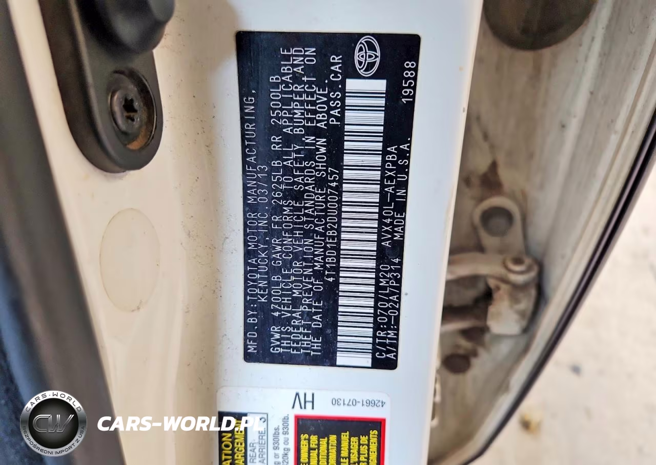 2013 Toyota Avalon Hybrid Limited VIN:4T1BD1EB2DU007457 - 12