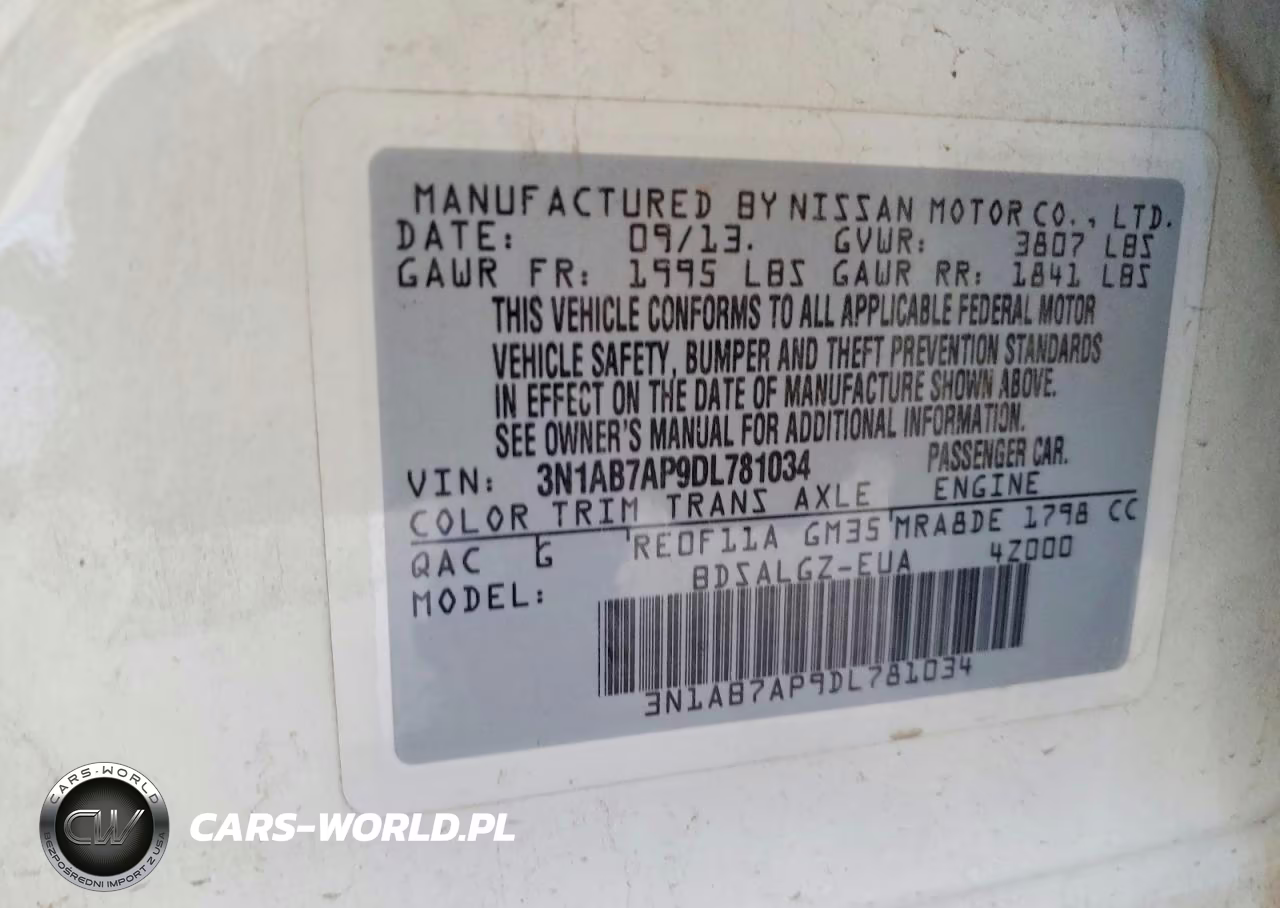 2013 Nissan Sentra S VIN:3N1AB7AP9DL781034 - 12