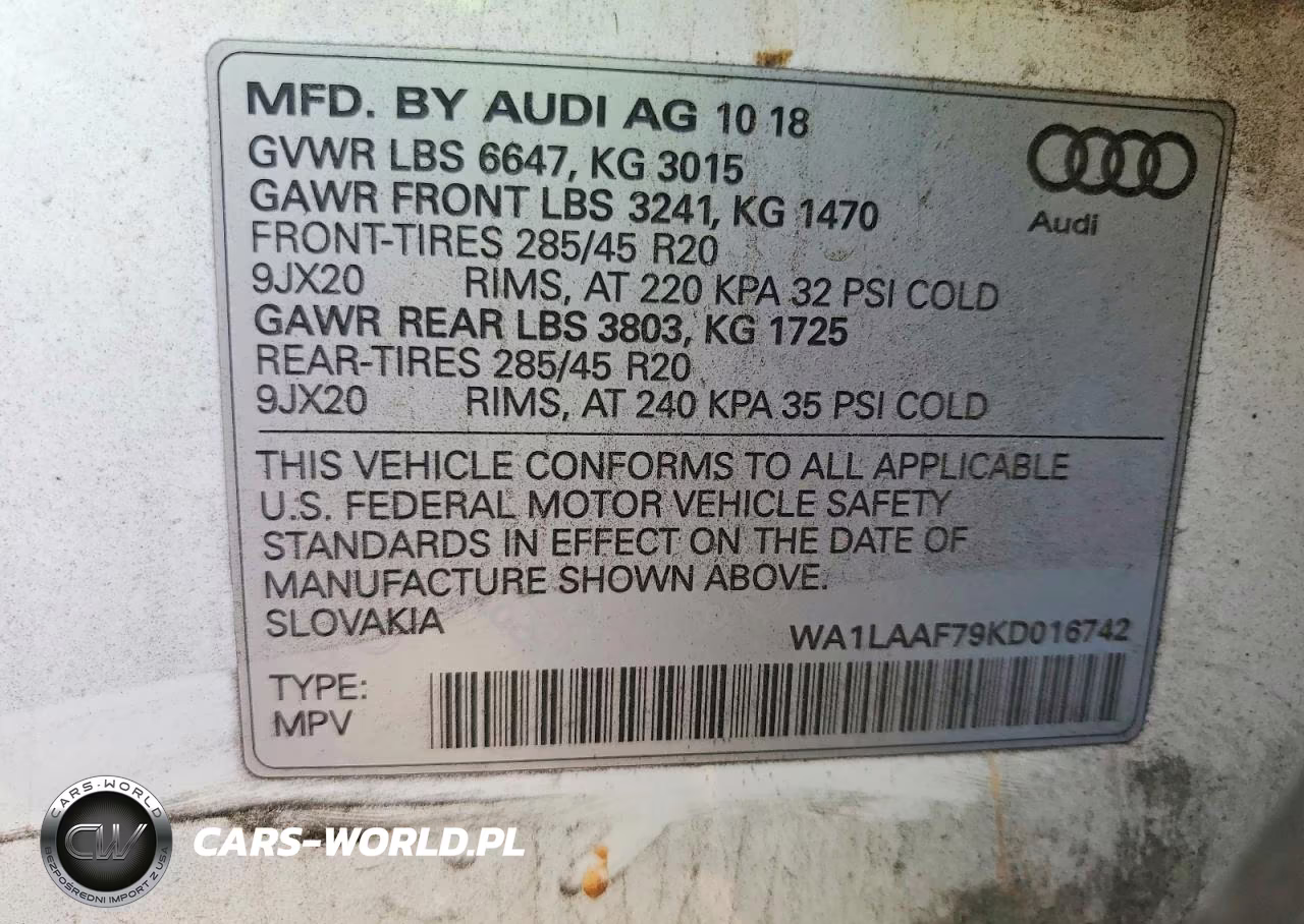 2019 Audi Q7 Premium Plus VIN:WA1LAAF79KD016742 - 14