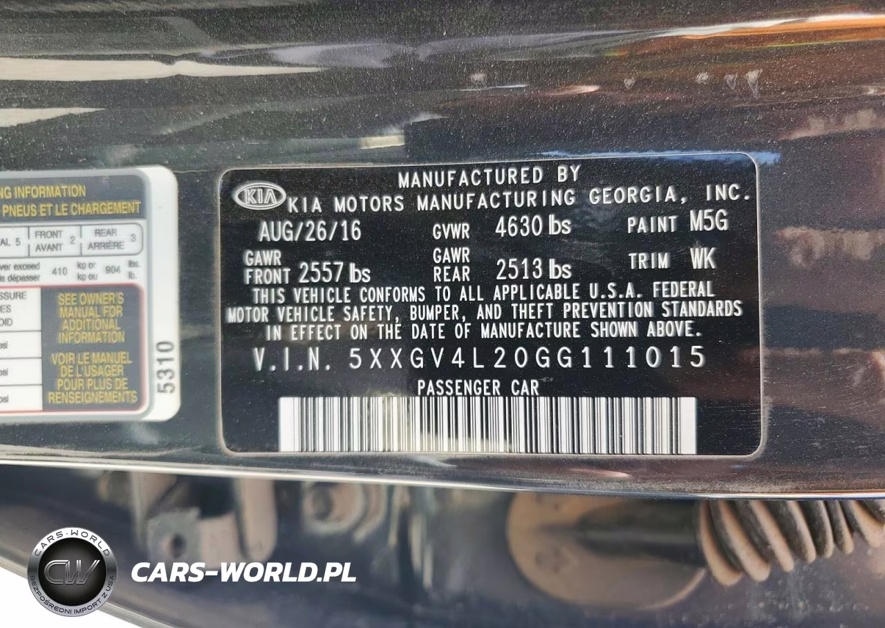 2016 Kia Optima Sxl VIN:5XXGV4L20GG111015 - 12
